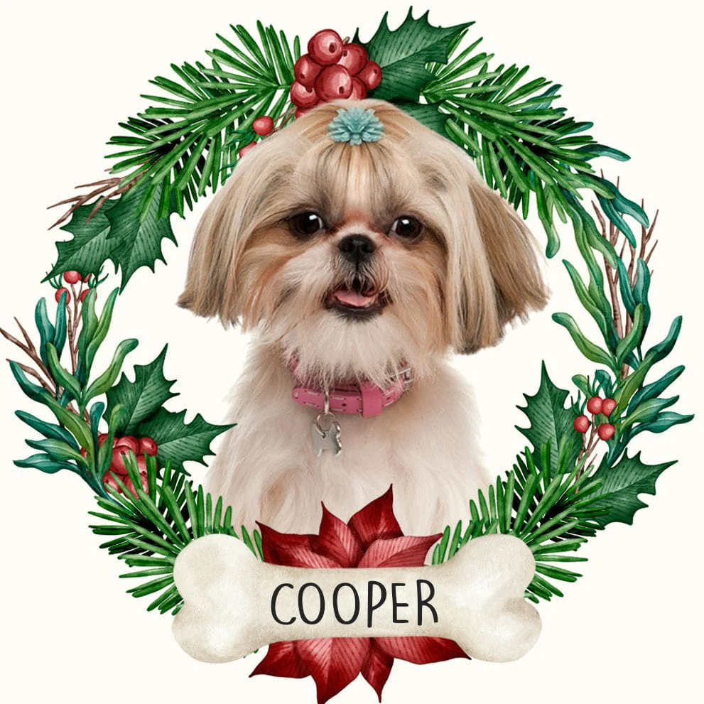 Customize Photo Dog Ceramic Ornament For Christmas TH10 889847 - Image 9