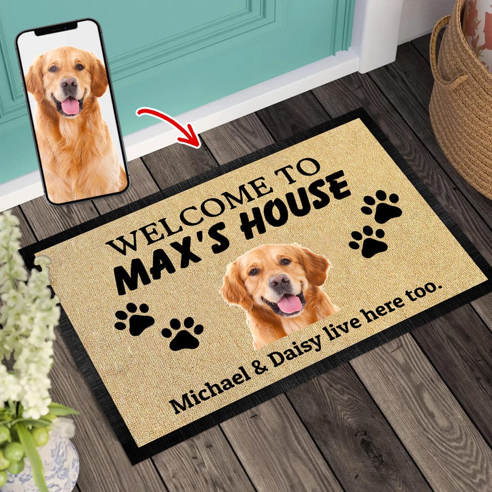 Customize Photo Welcome To House Dog Doormat DA199 888838 - Image 3