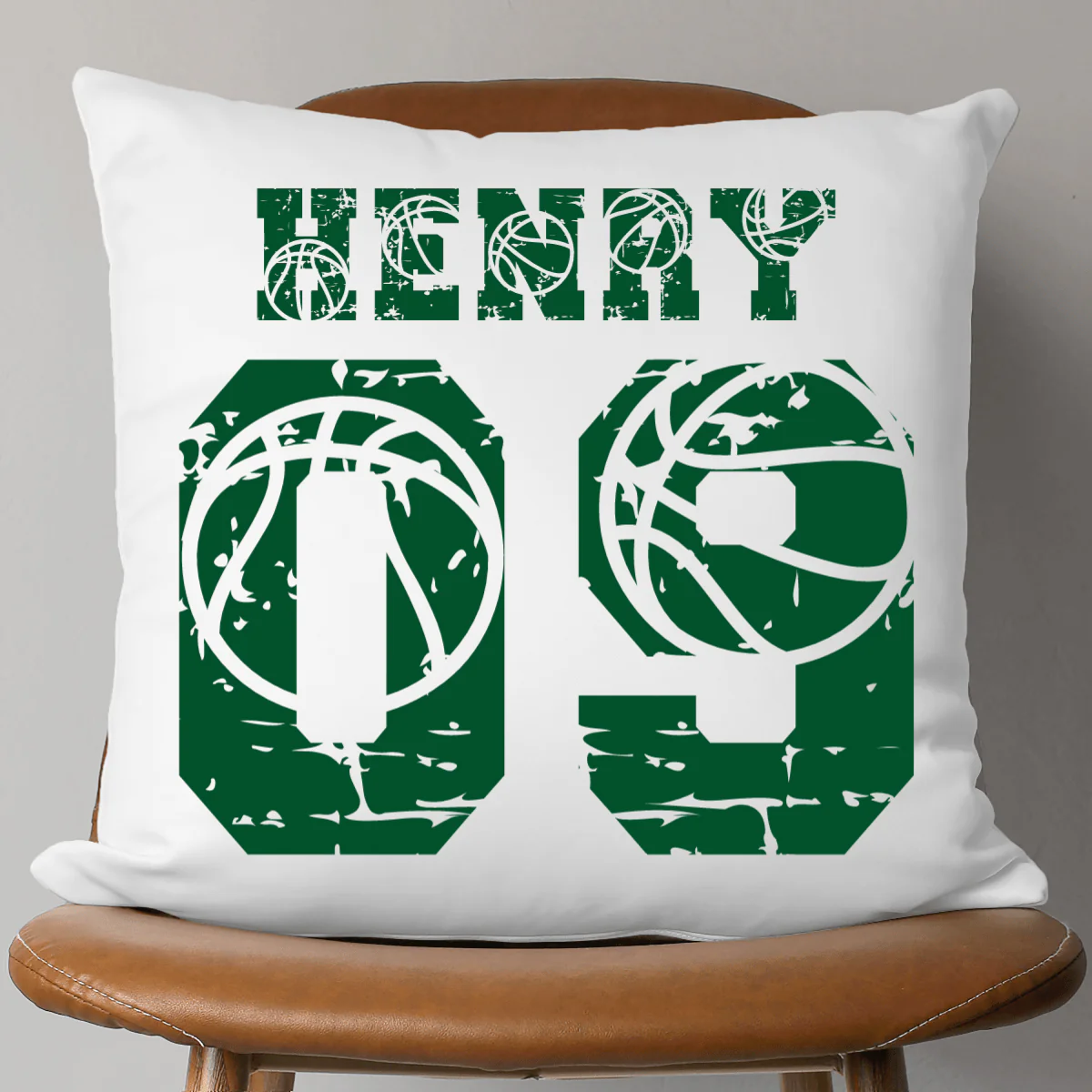 Personalized Baseball Softball Basketball Football Soccer Throw Pillows - Image 4