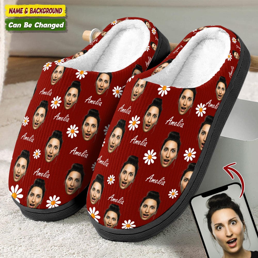 Customized Gifts Plush Slippers Family Lovely N369 54298 HN590 - Image 4