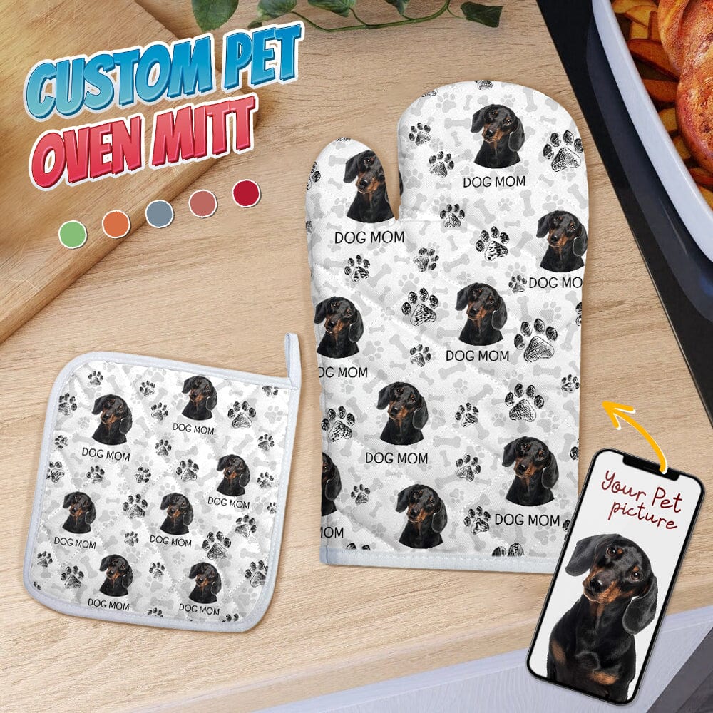 Customized Photo Dog Paw For Dog Lovers Oven Mitt DA199 889016 - Image 3