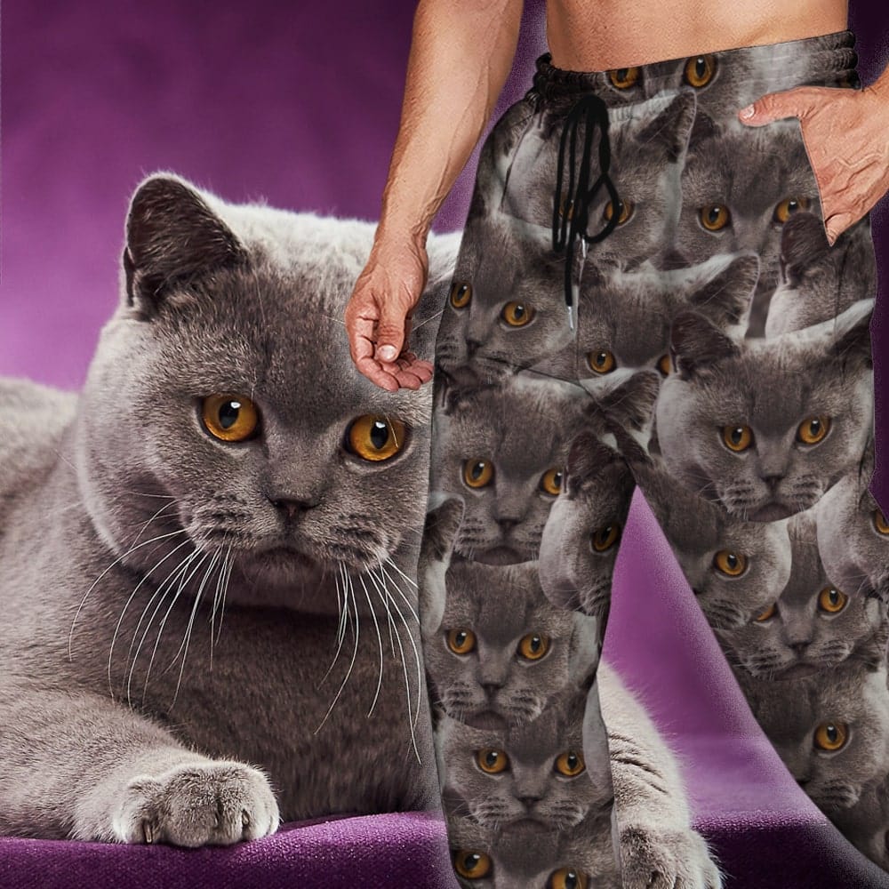 Customized Sweatpants Upload Photo Dog Cat For Men and Women's N369 HO82 888950 54298 - Image 10