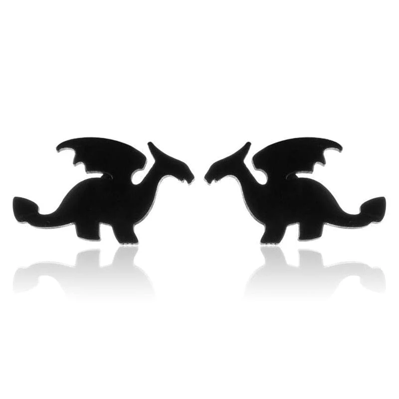 Soft clay cute animal bite earrings studs - Fun Gift Idea - Image 14