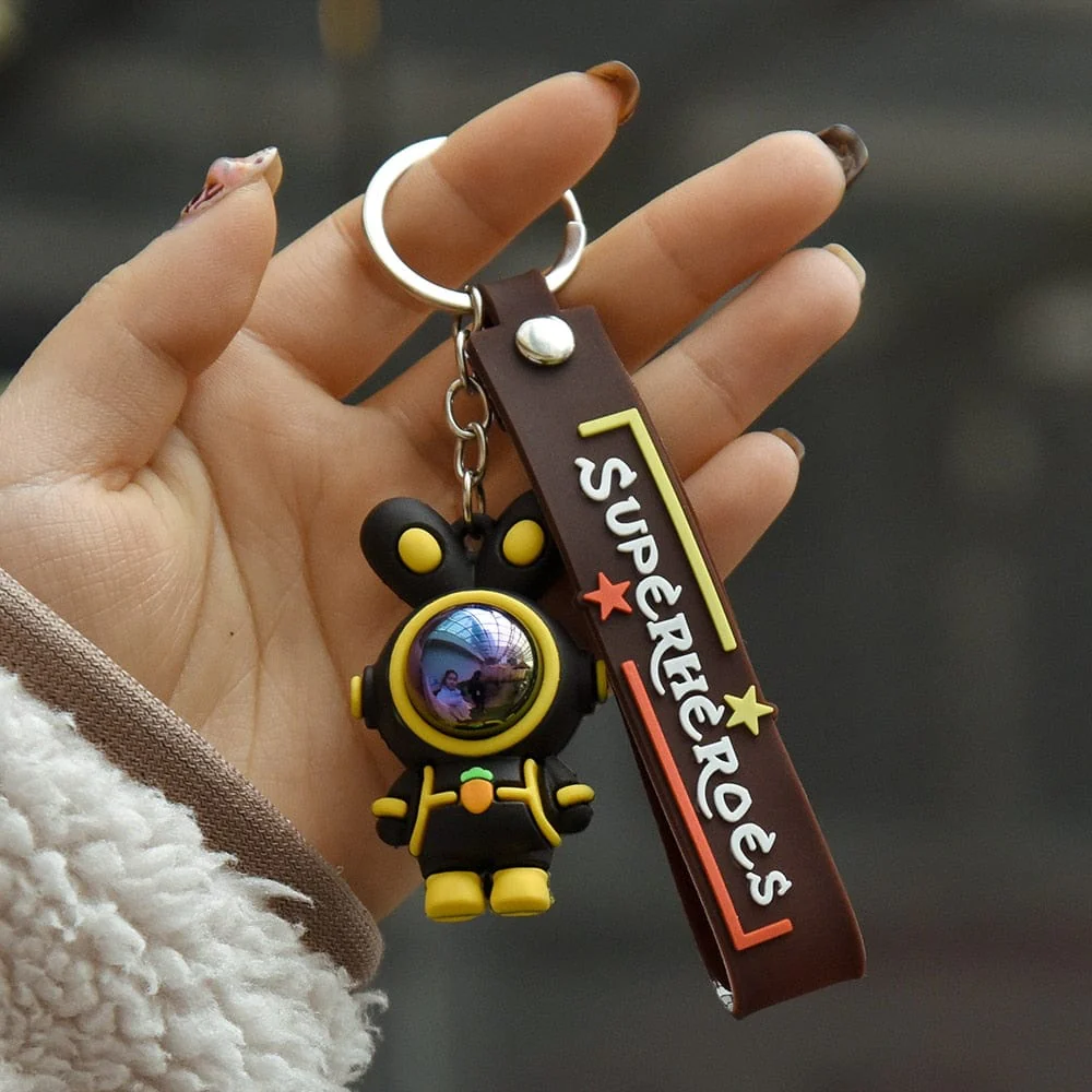 Cute Astronaut Animal Doll Keychain - Image 11