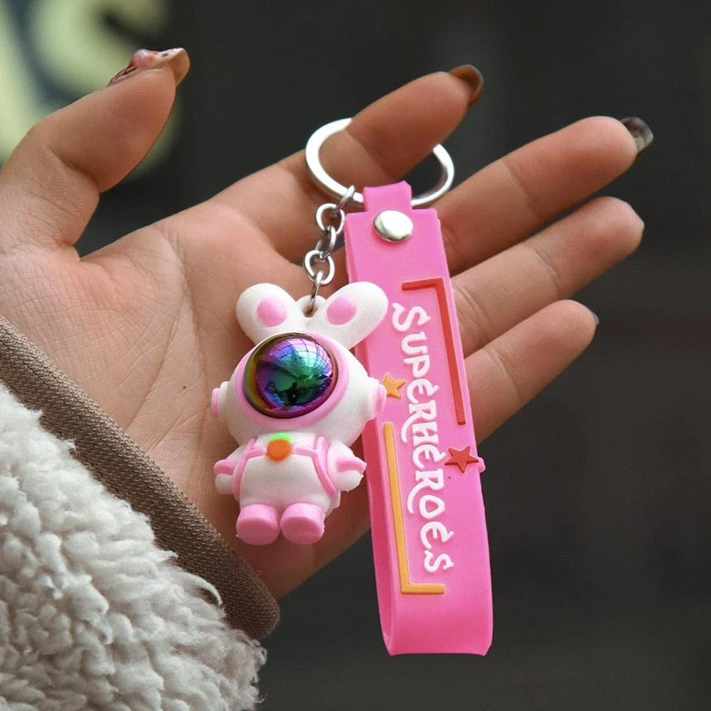 Cute Astronaut Animal Doll Keychain - Image 18