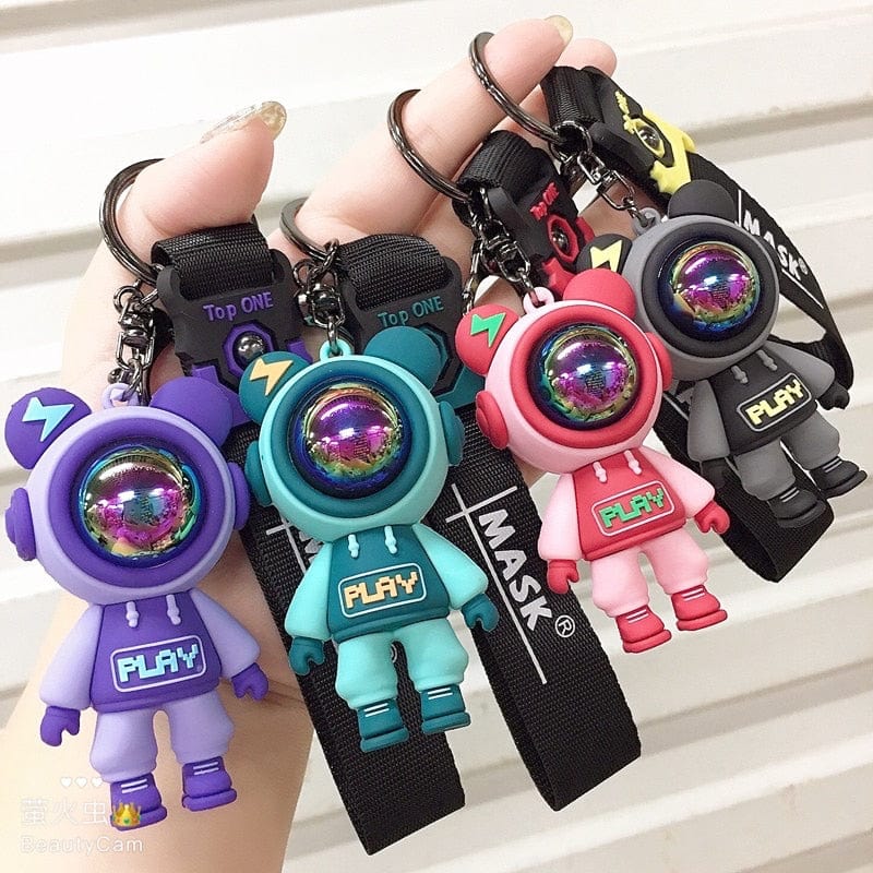 Cute Astronaut Animal Doll Keychain - Image 22