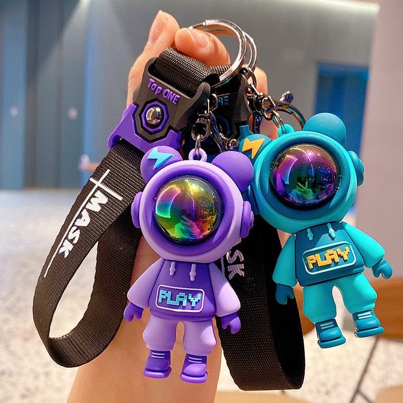 Cute Astronaut Animal Doll Keychain - Image 24