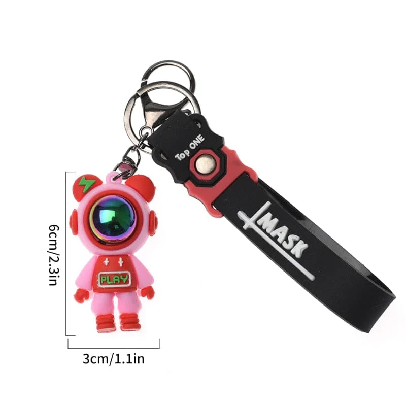 Cute Astronaut Animal Doll Keychain - Image 25