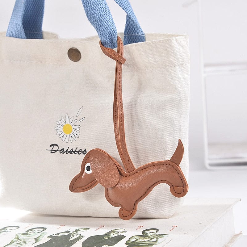 Dachshund PU Leather Dog Keychains - Image 10