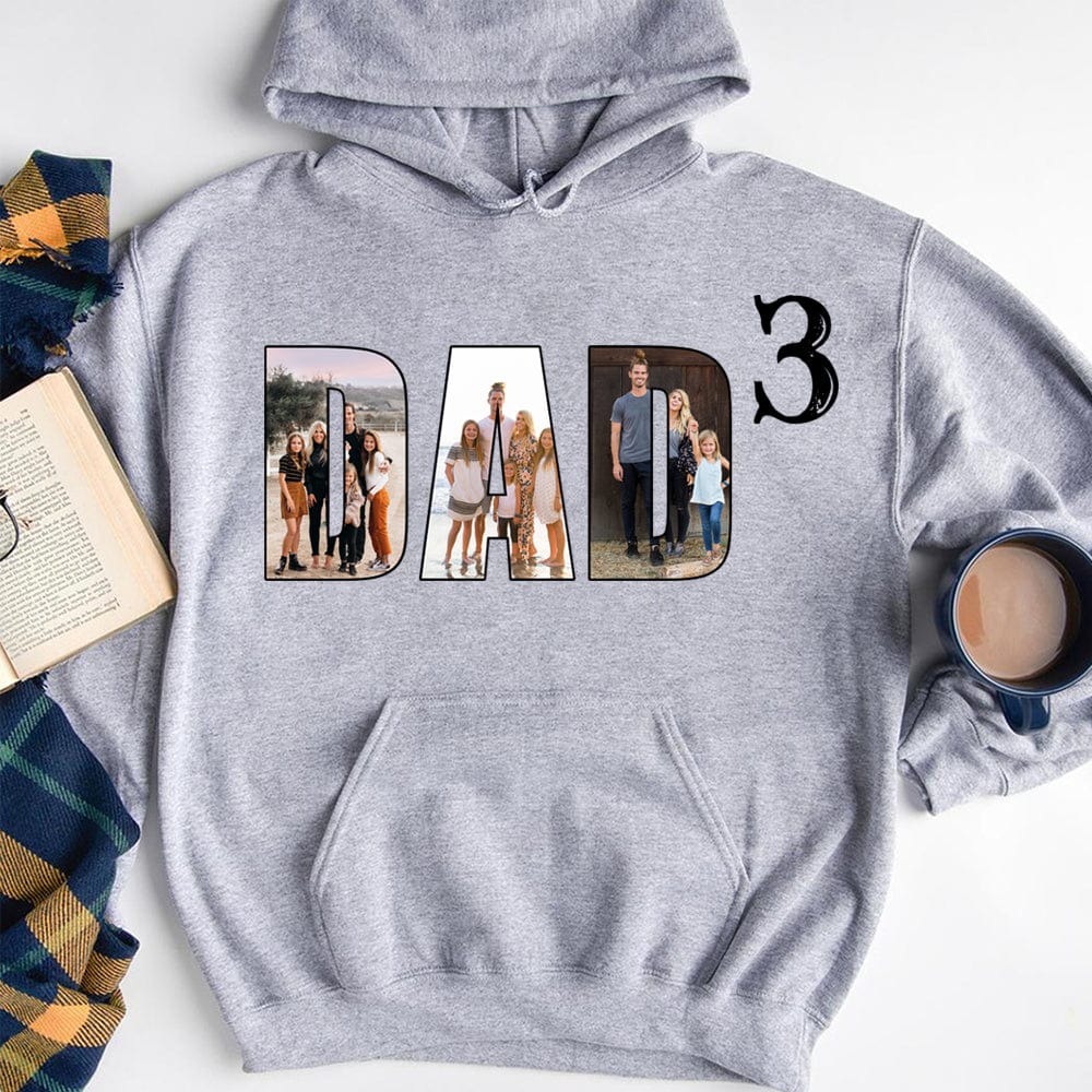 Dad Shirt, Dad Of 3 Shirt, Dad Of 2 Shirt, Funny Dad Shirt, Upload Photo shirt HN590