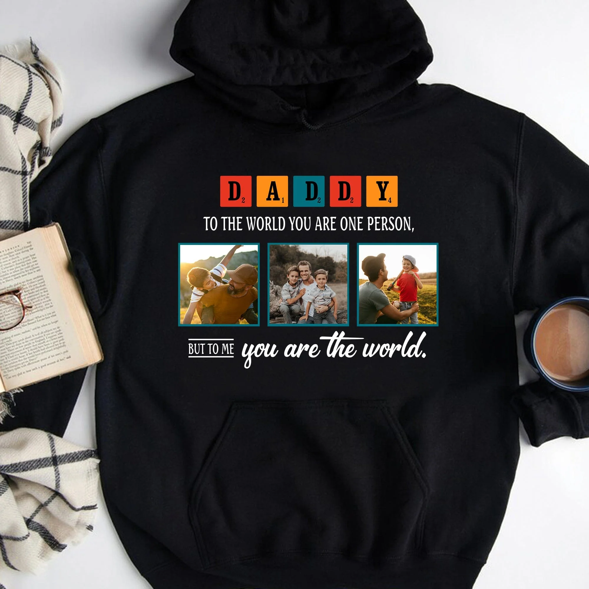 Daddy Personalized Custom Photo Father's Day Shirt H358 890491 - Image 3