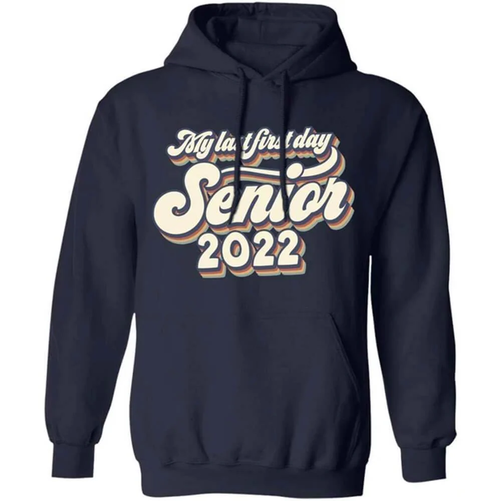 My Last First Day Senior 2022 Retro Shirt - Image 3