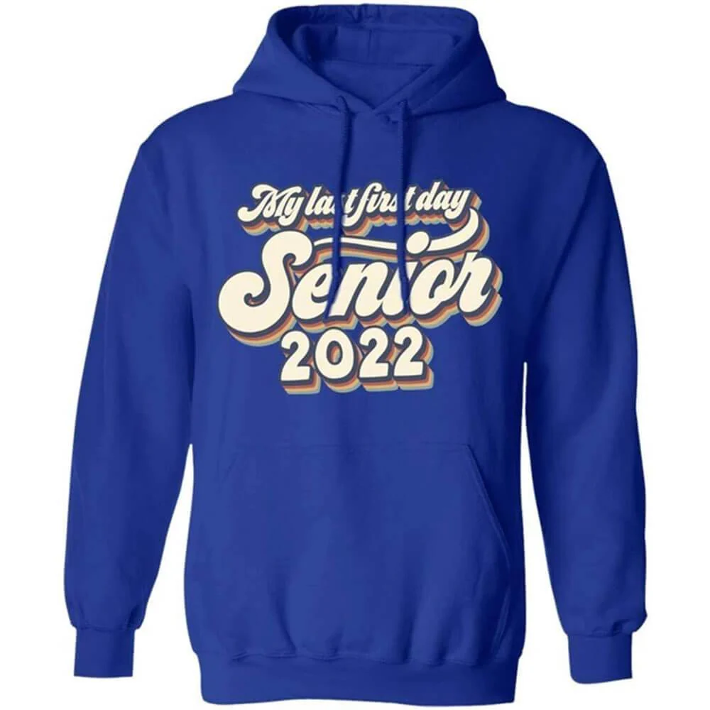 My Last First Day Senior 2022 Retro Shirt - Image 5