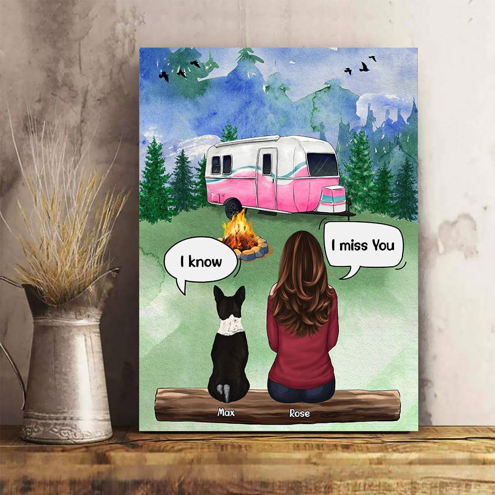 I Still Talk About You Dog Canvas, HN590
