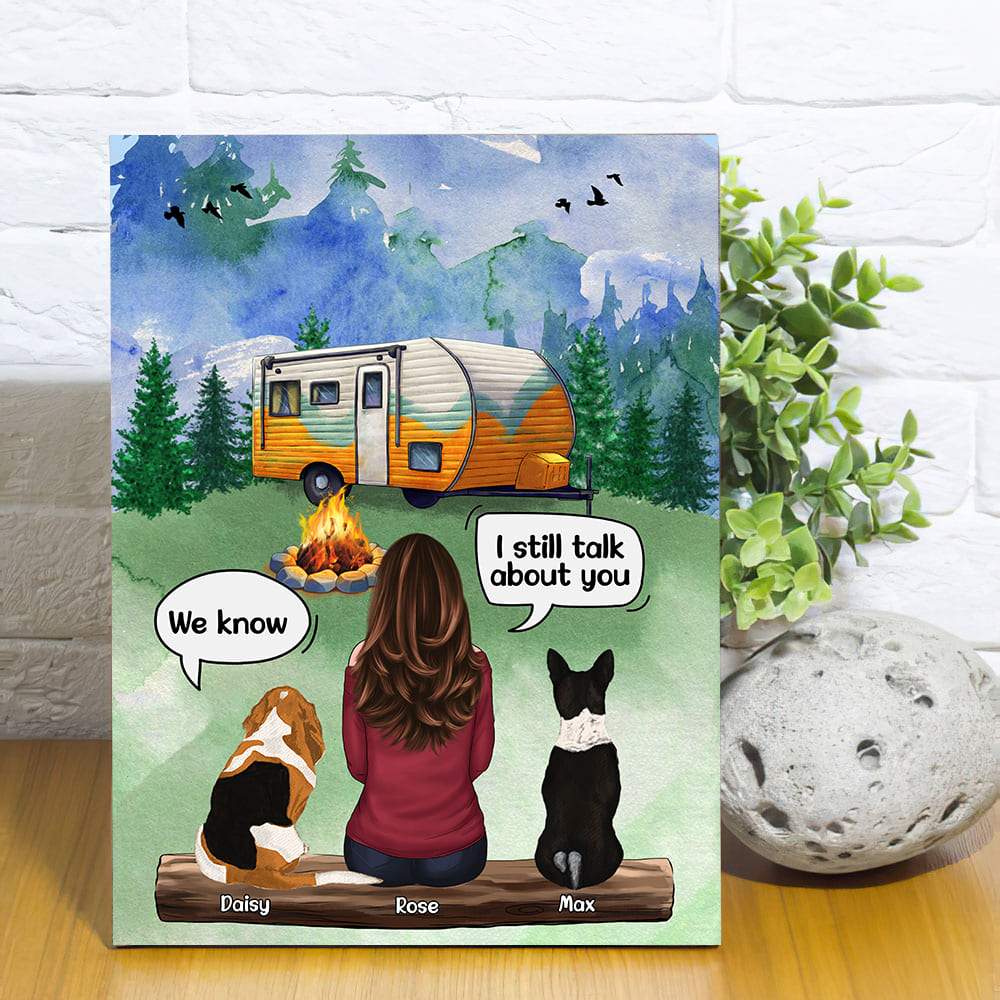 I Still Talk About You Dog Canvas, HN590 - Image 3