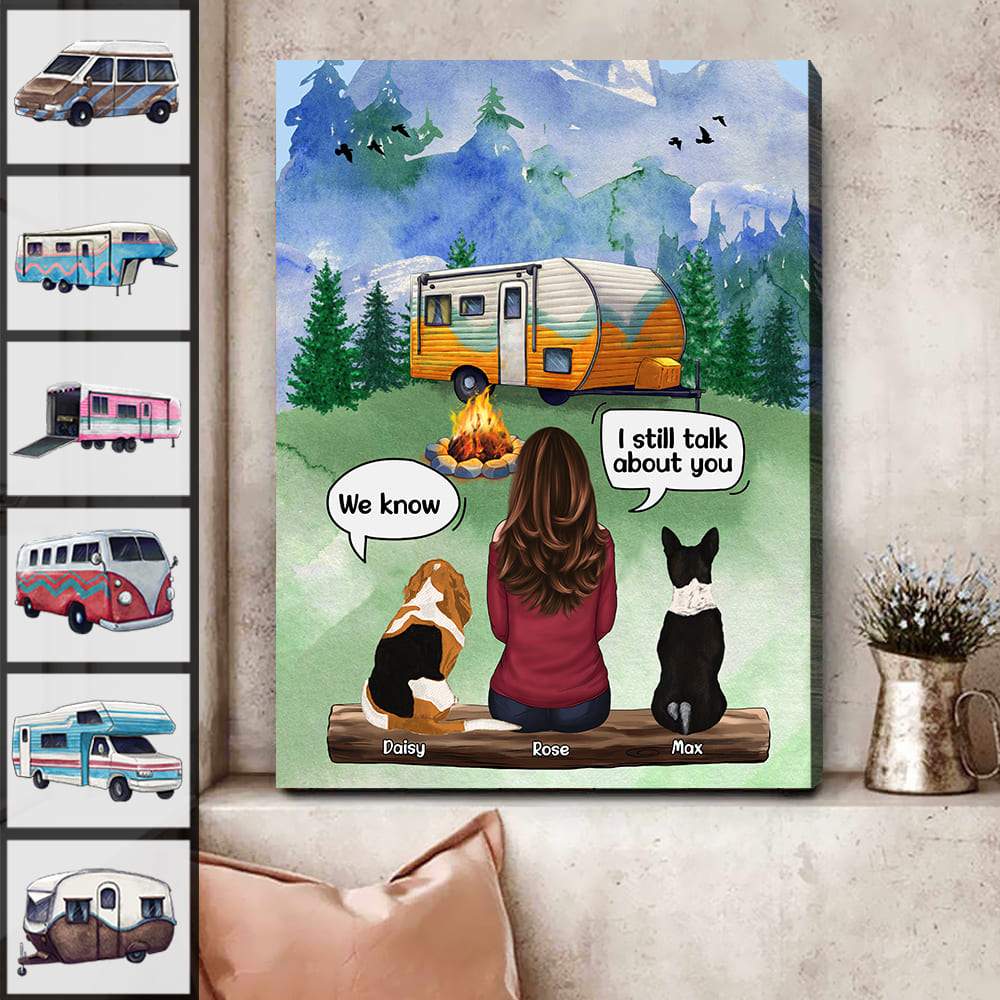 I Still Talk About You Dog Canvas, HN590 - Image 4