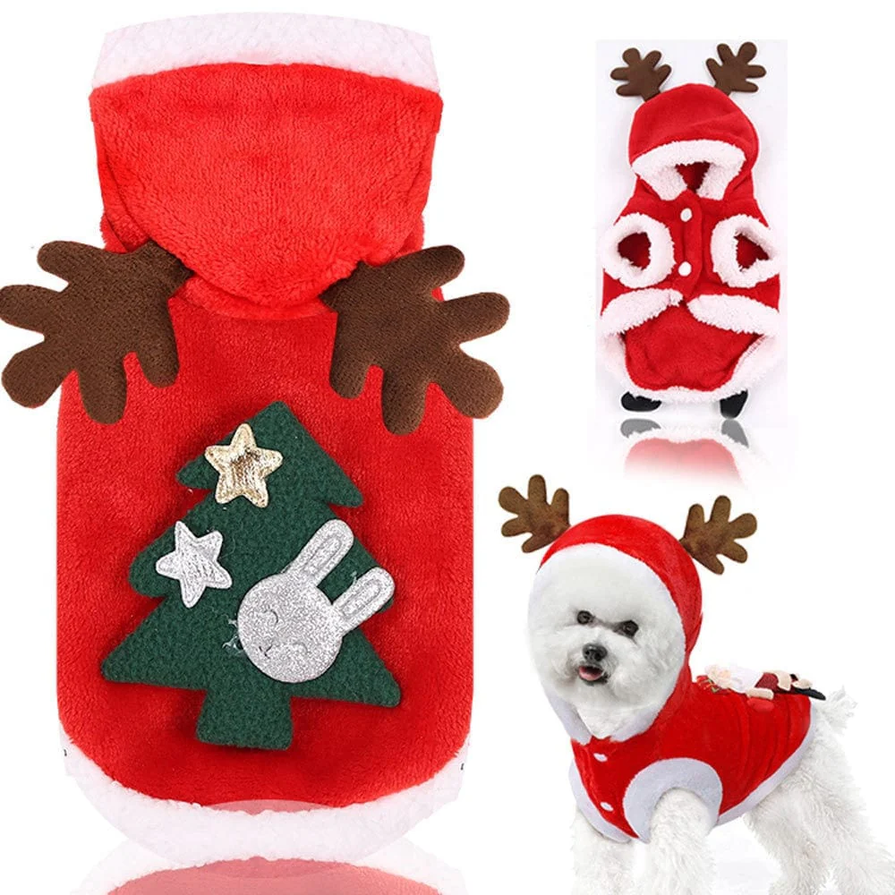 Dog Christmas Clothes Winter Warm Pet Clothes - Image 9