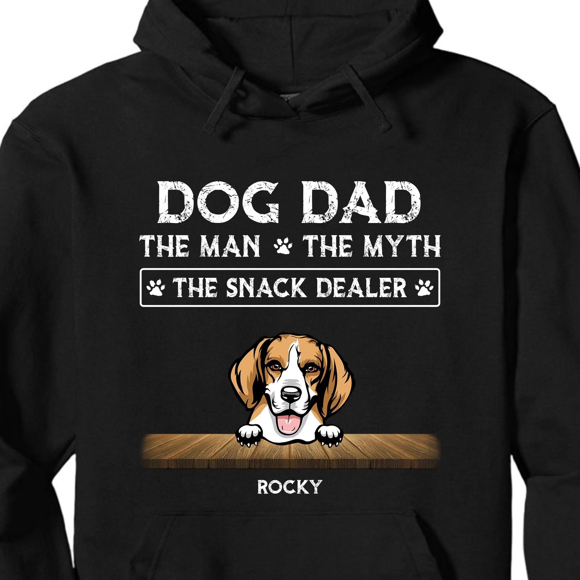 Dog Dad The Man The Myth The Snack Dealer Personalized Custom Dog Dad Shirt C542V1 892891 - Image 2
