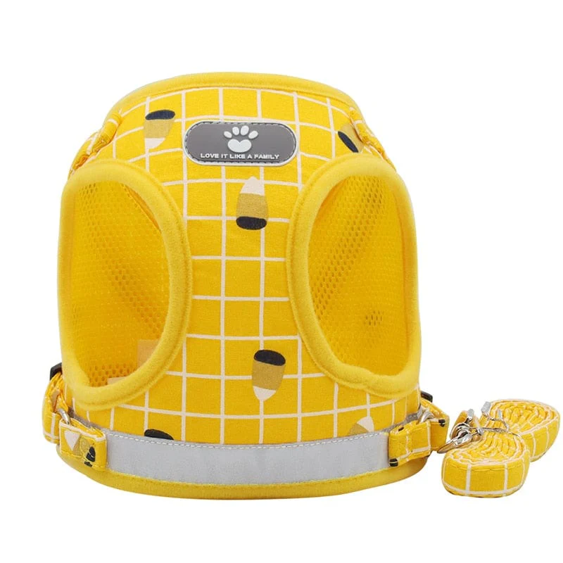 Adjustable Small Dog Cat Vest Harnesses Leash - Image 3