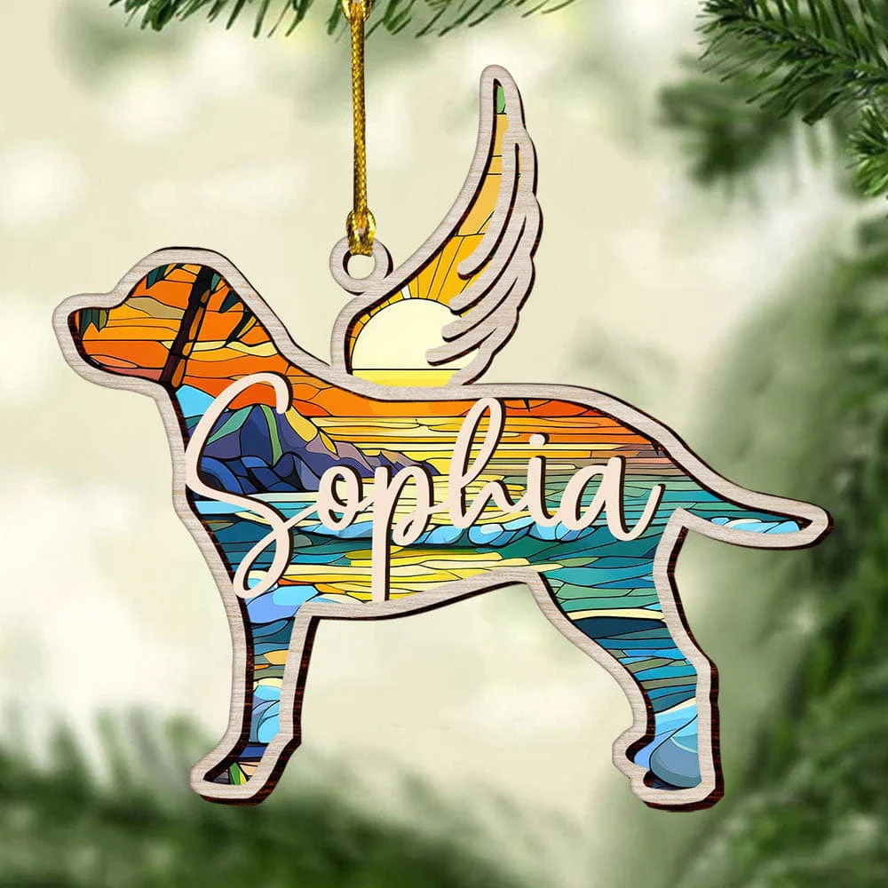 Dog Memorial Suncatcher Personalized Gift TA29 889730