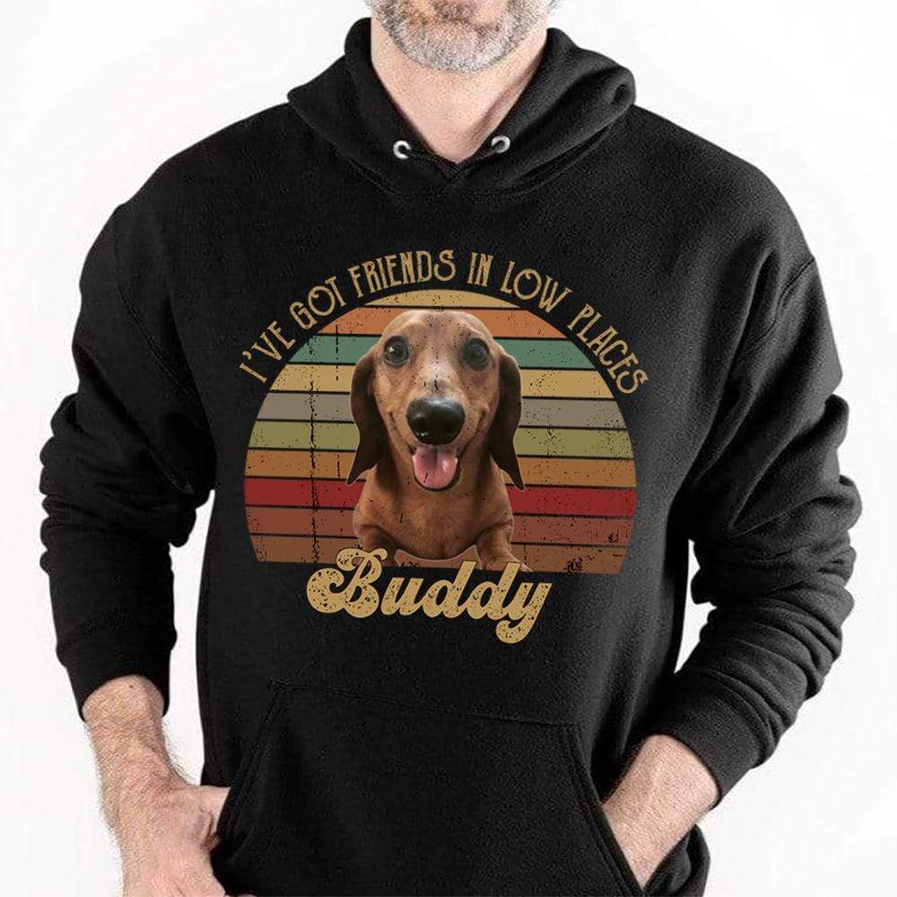 I've got friends in low plasces Vintage Retro upload photo, Custom Photo Shirt HN590 - Image 2