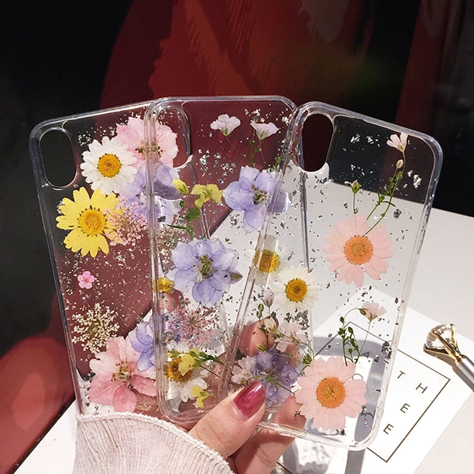 Dried Flower Phone Cases For iPhone Soft Silicone Cover - Image 8