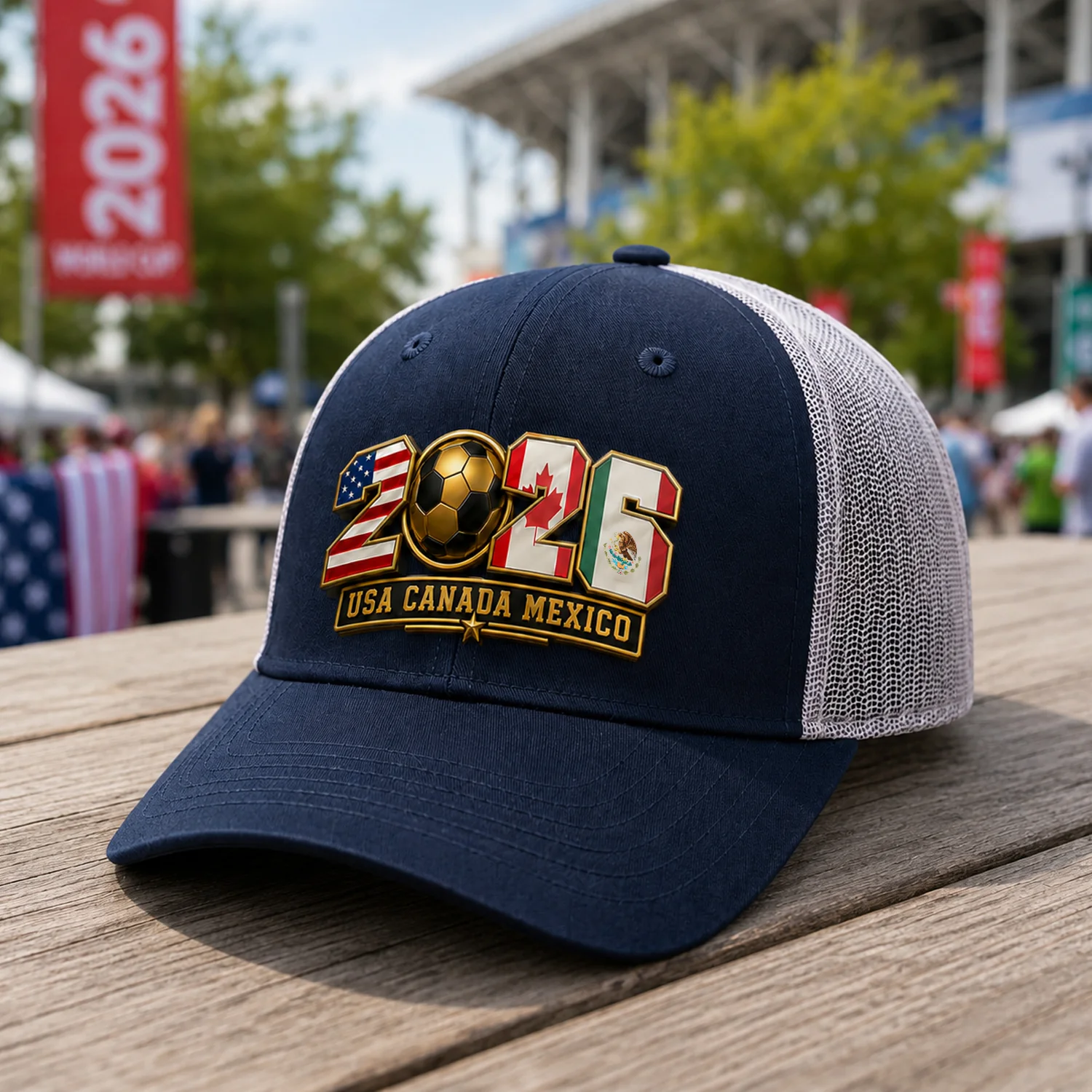 2026 US Canada Mexico Trucker Hat TH10 170379 - Image 3
