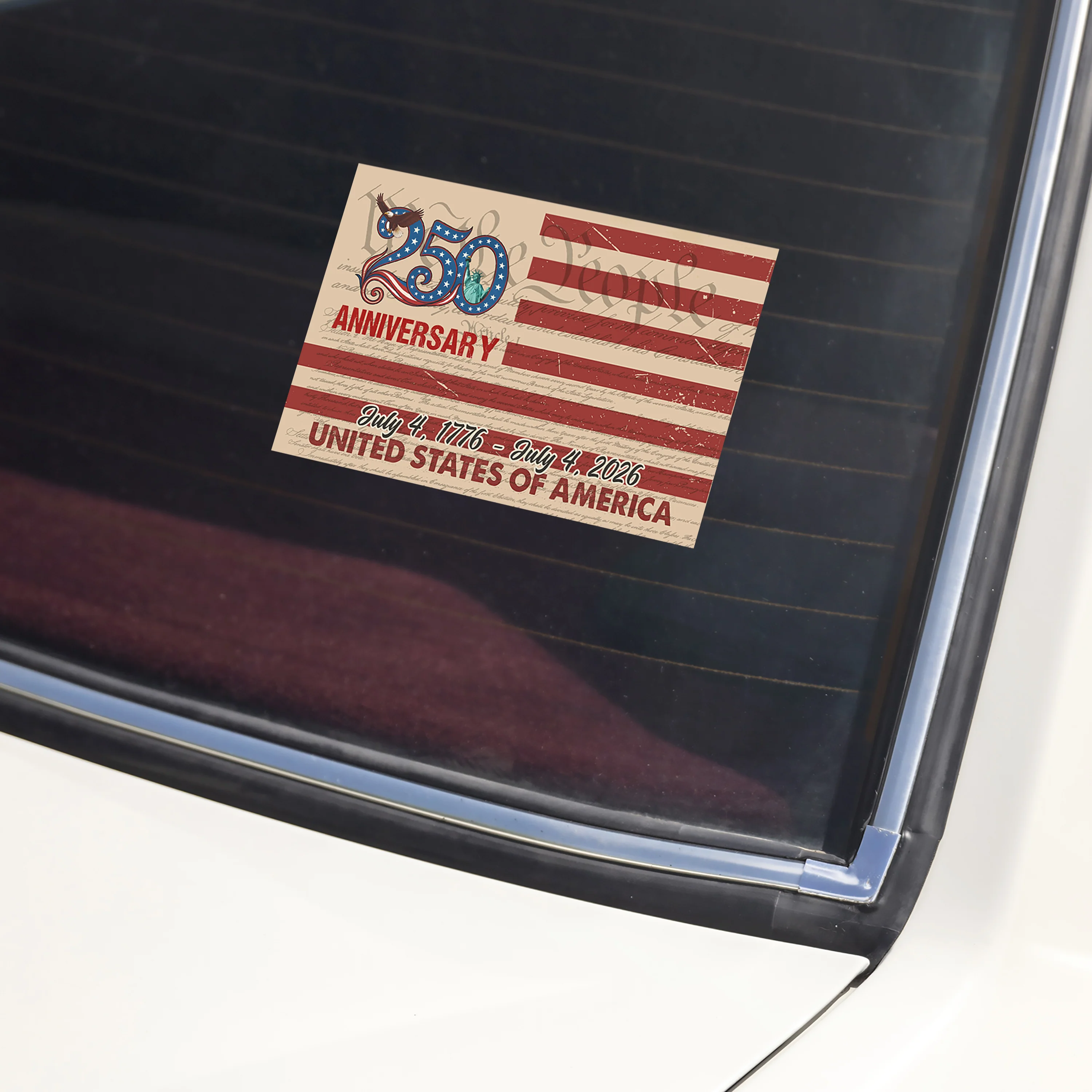 250 Anniversary Of USA Car Window Decal Sticker TH10 898305 - Image 4
