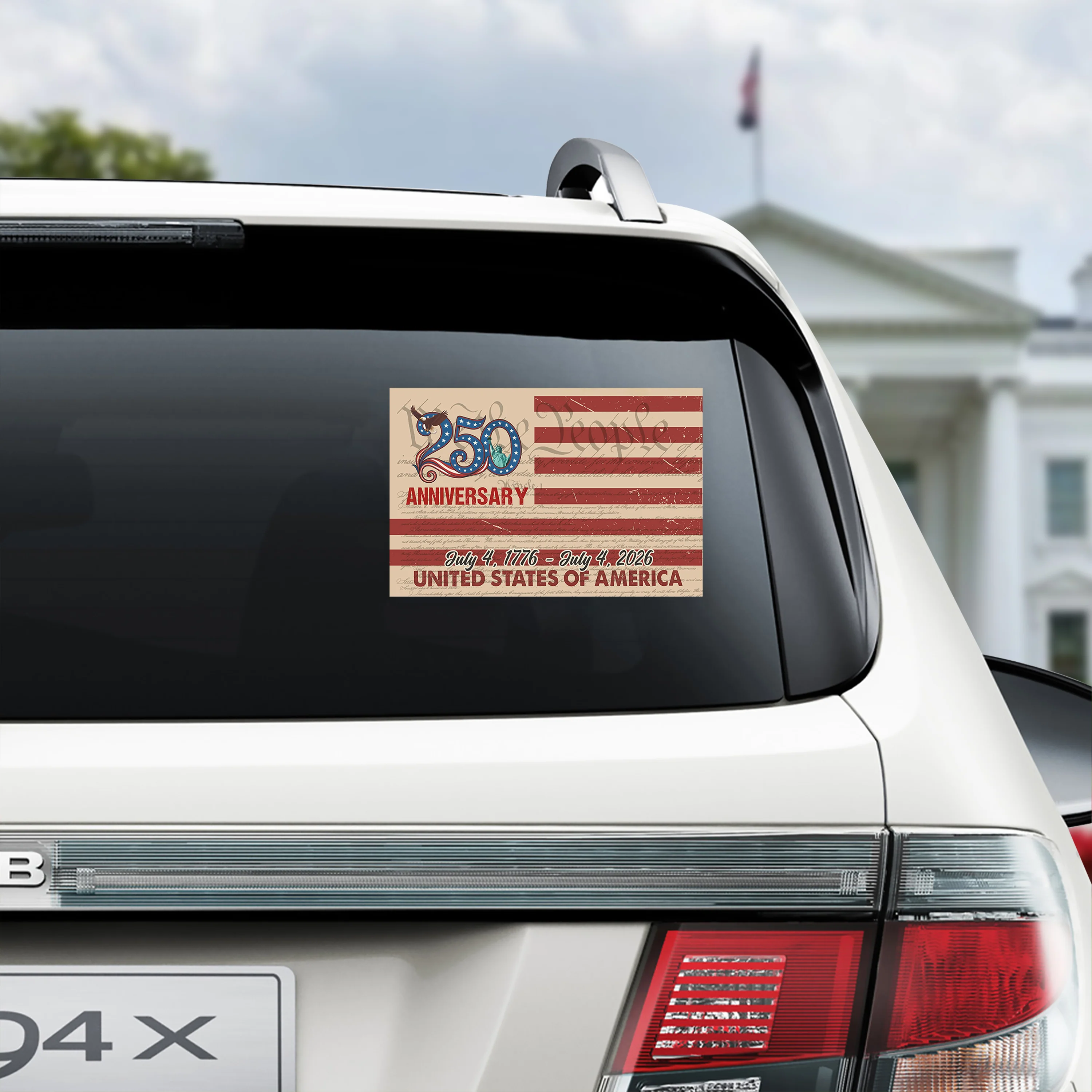 250 Anniversary Of USA Car Window Decal Sticker TH10 898305 - Image 5