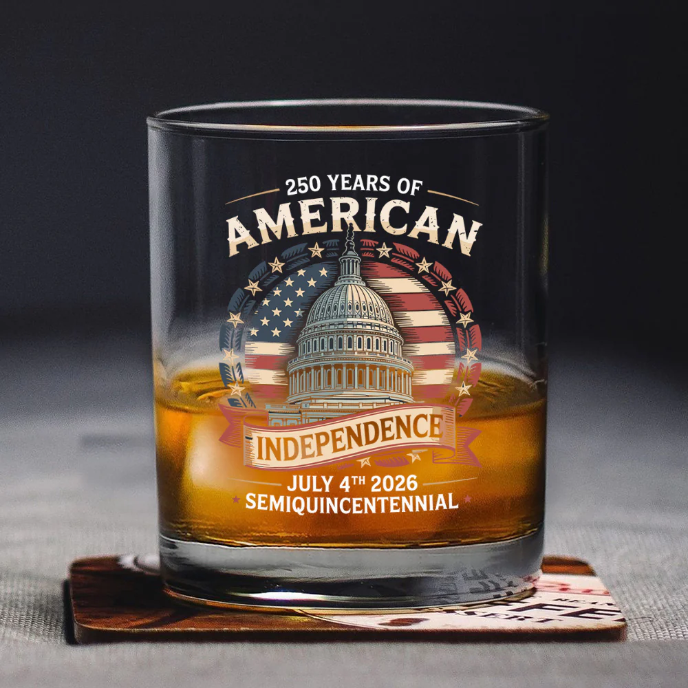 250 Years Of America Whiskey Glass TH10 894657 - Image 7