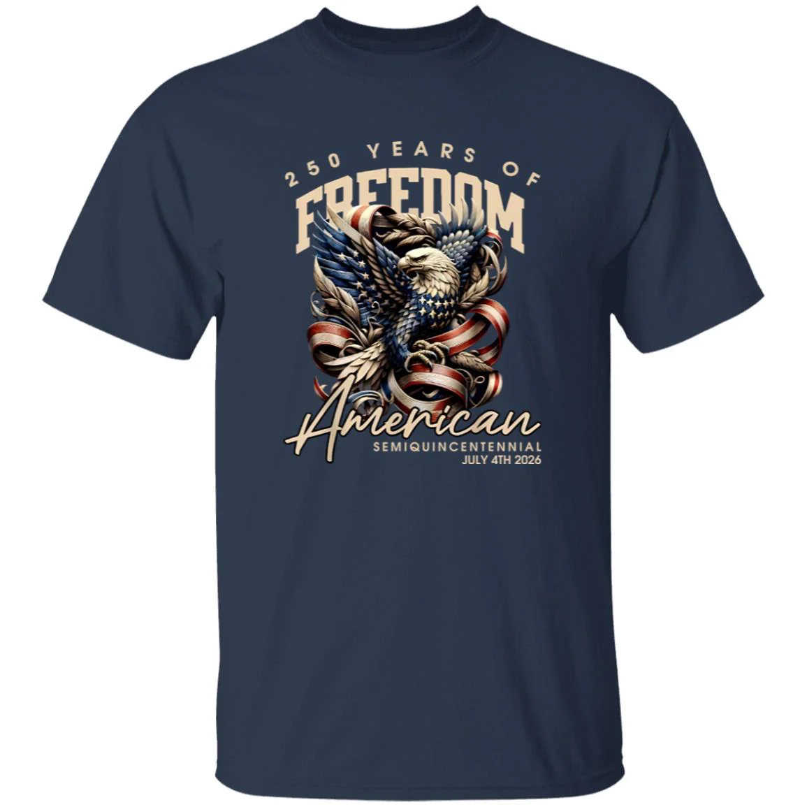 250 Years Of Freedom American Dark Shirt TH10 894535 - Image 12