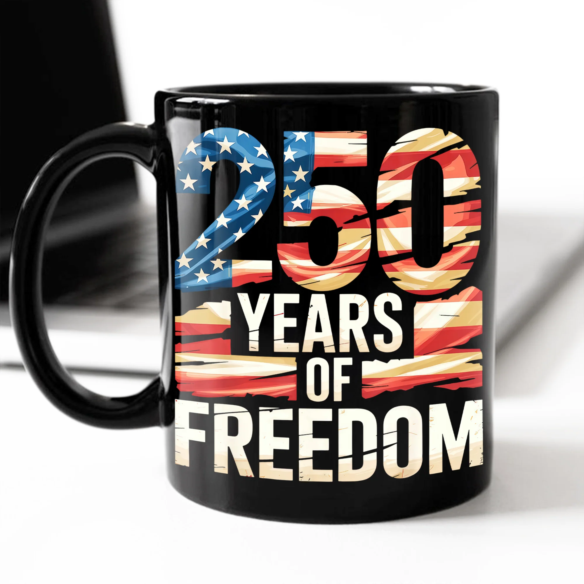 250 Years Of Freedom Black Mug TH10 896015 - Image 2
