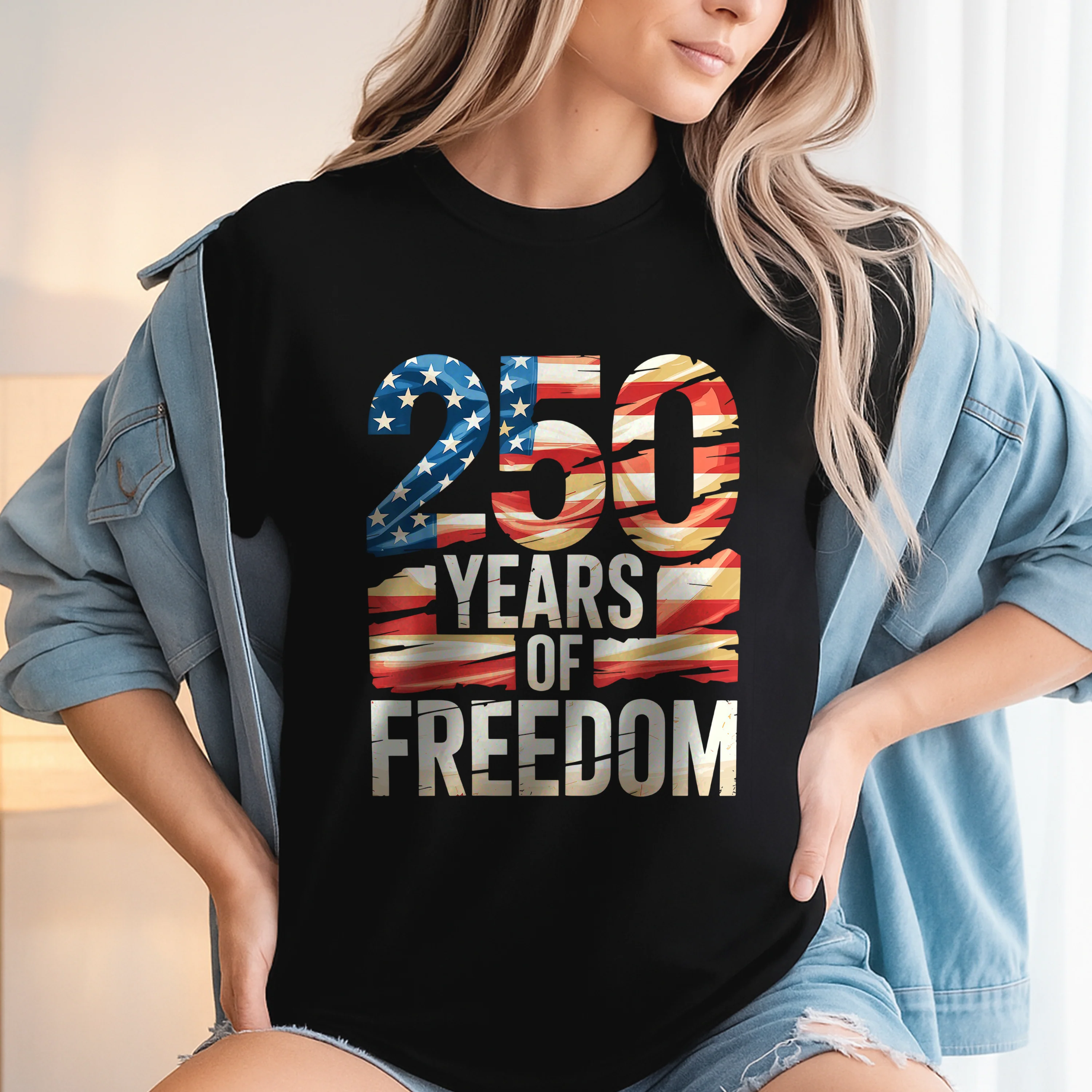 250 Years Of Freedom Front Shirt TH10 896011 - Image 7