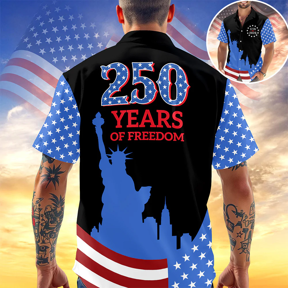 250 Years Of Freedom Hawaii Shirt TH10 169303 - Image 2