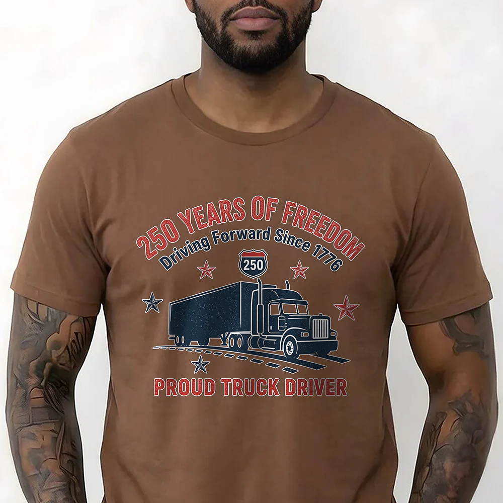 250 Years Of Freedom Proud Truck Driver Comfort Shirt TH10 169791 - Image 3