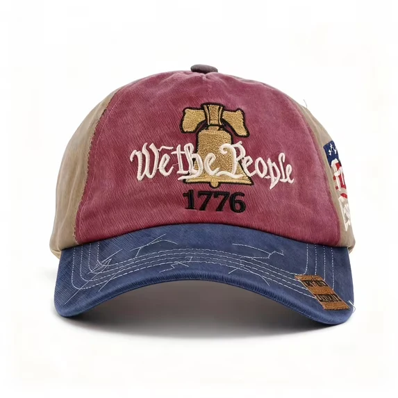 250th Anniversary USA Vintage Blue White Red Embroidered Cap TH10 170055 - Image 5