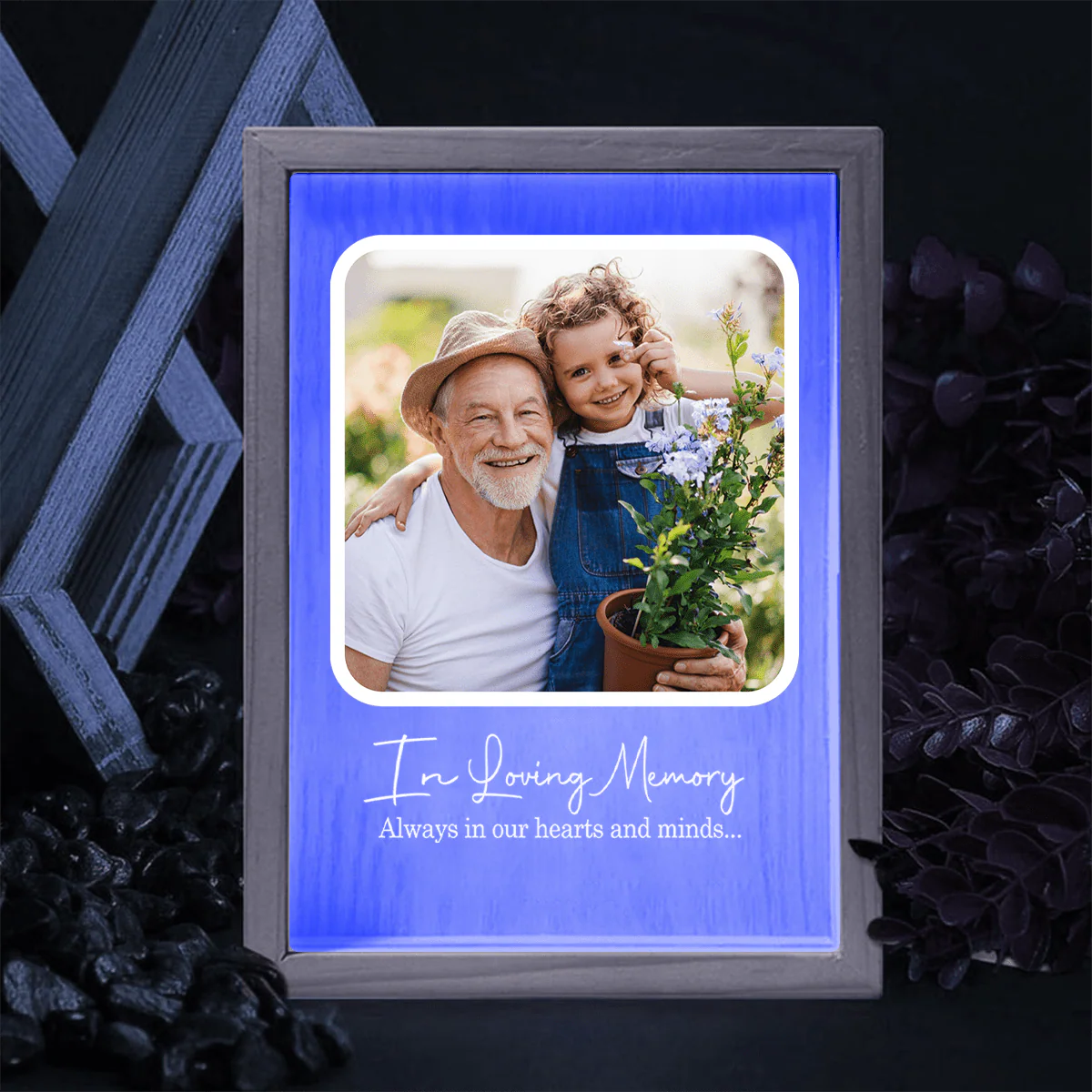 Always In Our Hearts And Mind Memorial Light Box TH10 891701 - Image 2