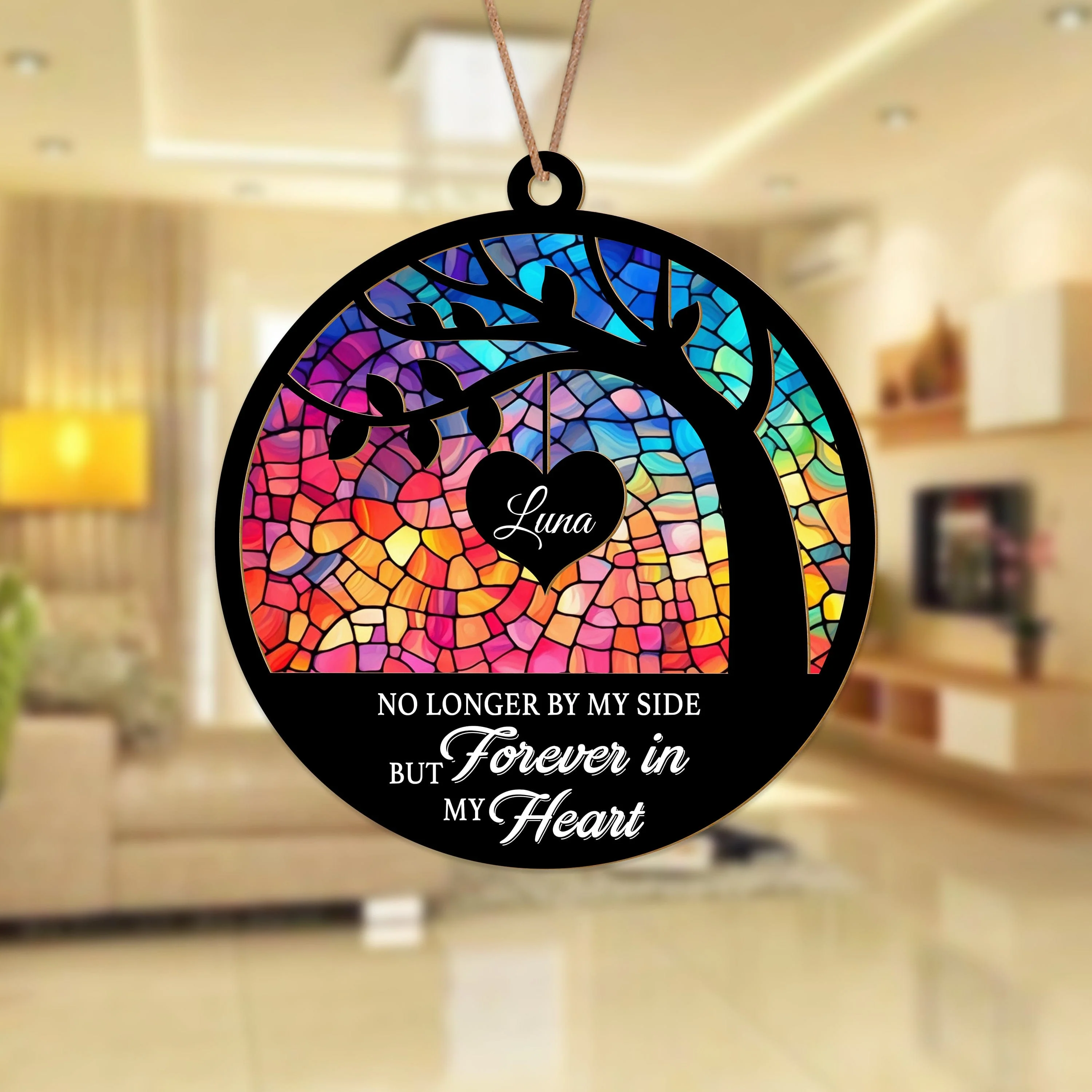 Always On My Mind Forever In My Heart Memorial Suncatcher TH10 891485 - Image 2