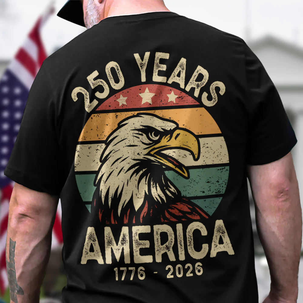 250 Years Of America Back Shirt TH10 894615 - Image 5