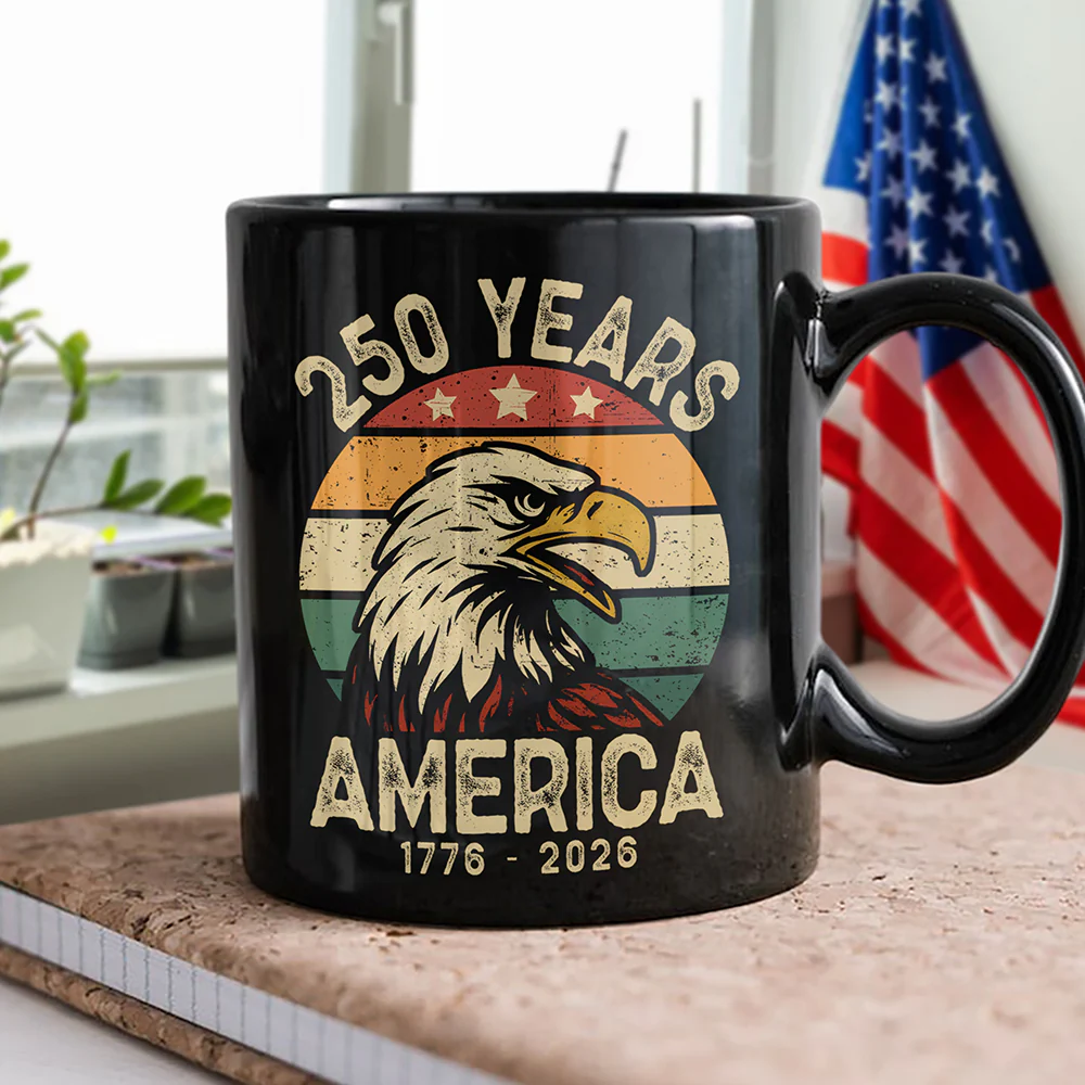 250 Years Of America Black Mug TH10 894617 - Image 7