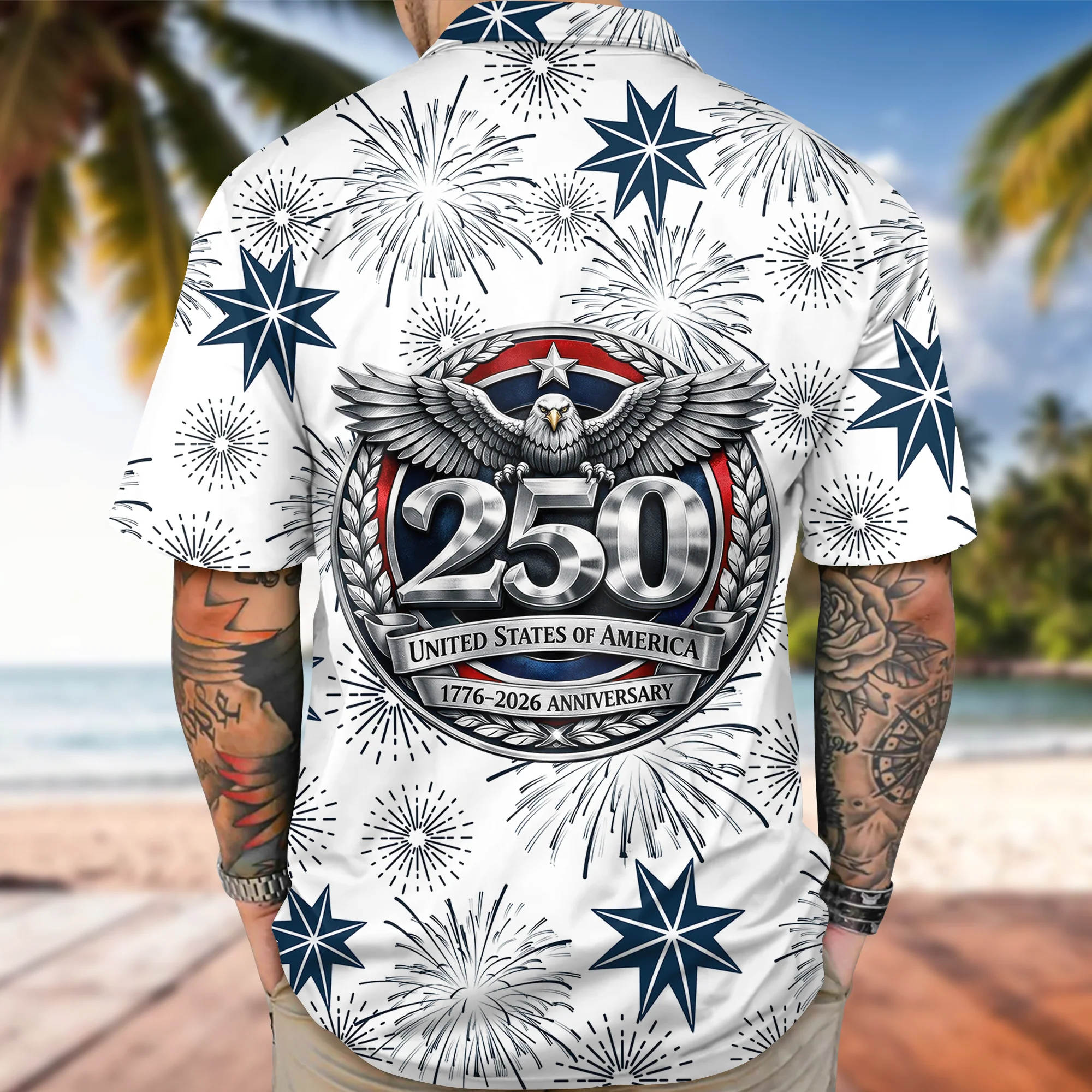 America 1776 - 2026 Hawaii Shirt TH10 898617 - Image 6