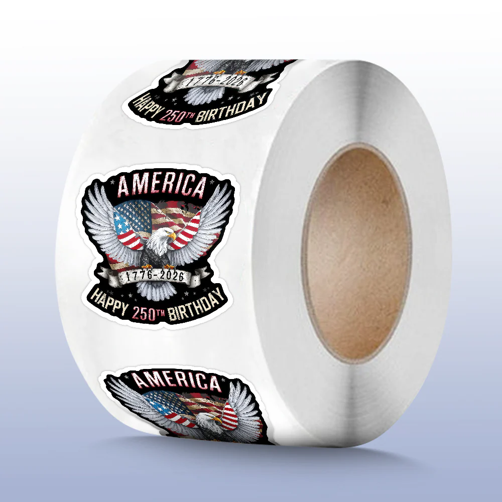 250 Years Of Freedom Years Roll Sticker TH10 898379 - Image 4