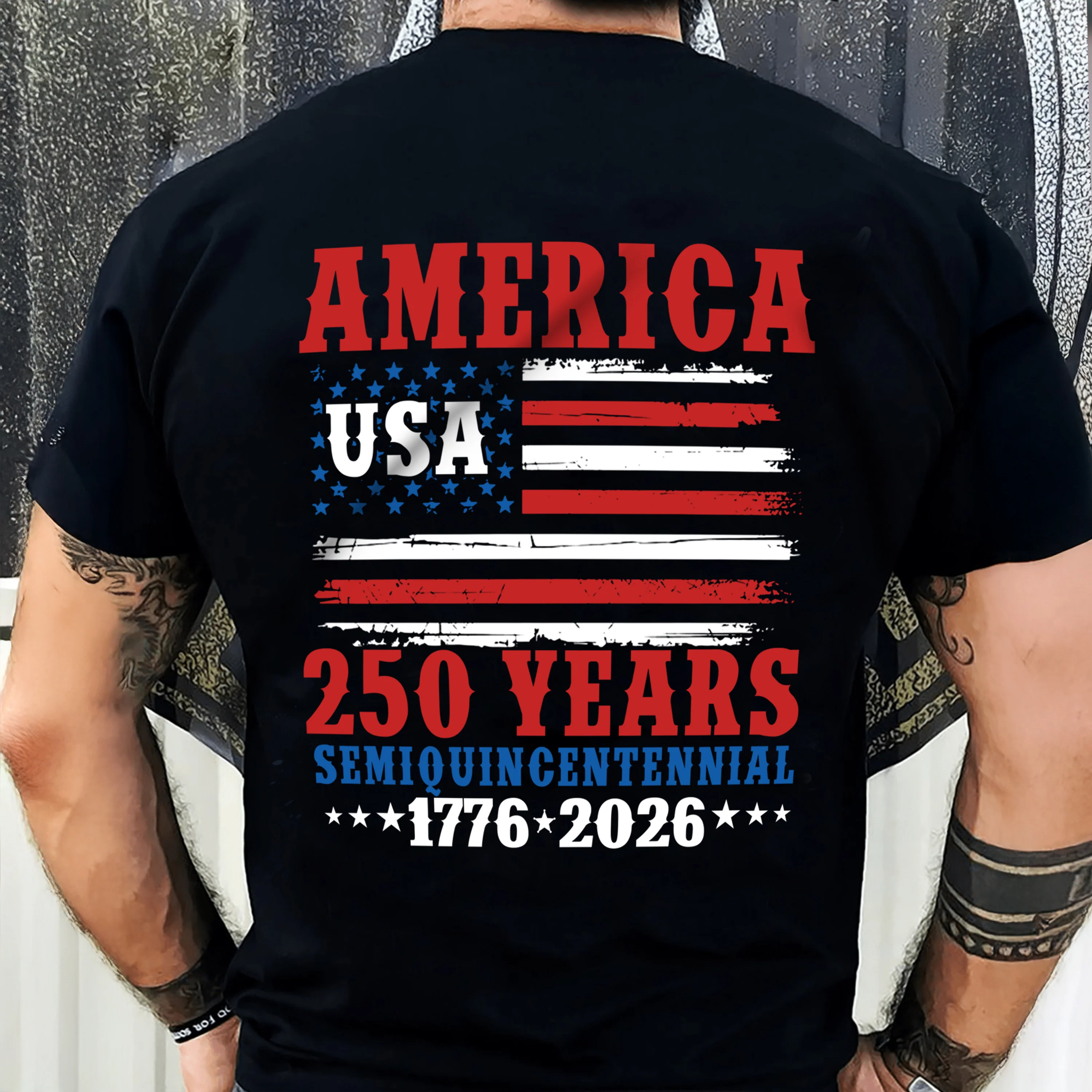 250 Years Semiquincentennial Back Shirt TH10 894667 - Image 3