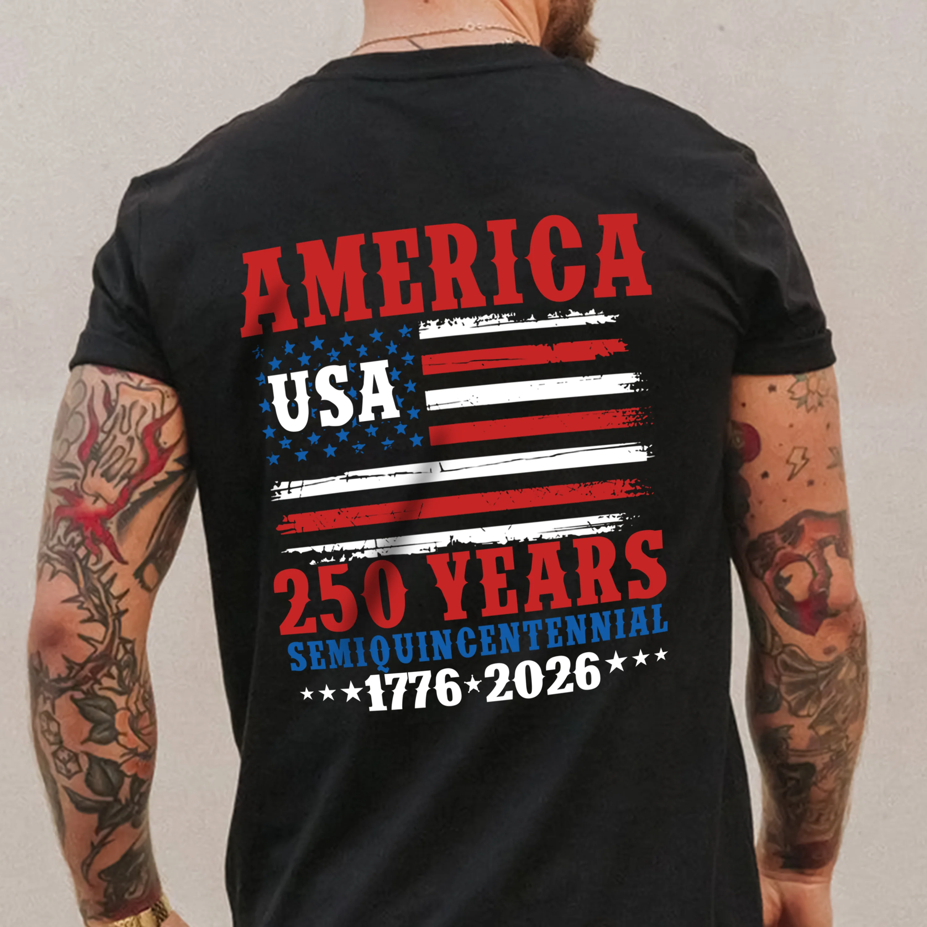 250 Years Semiquincentennial Back Shirt TH10 894667 - Image 5