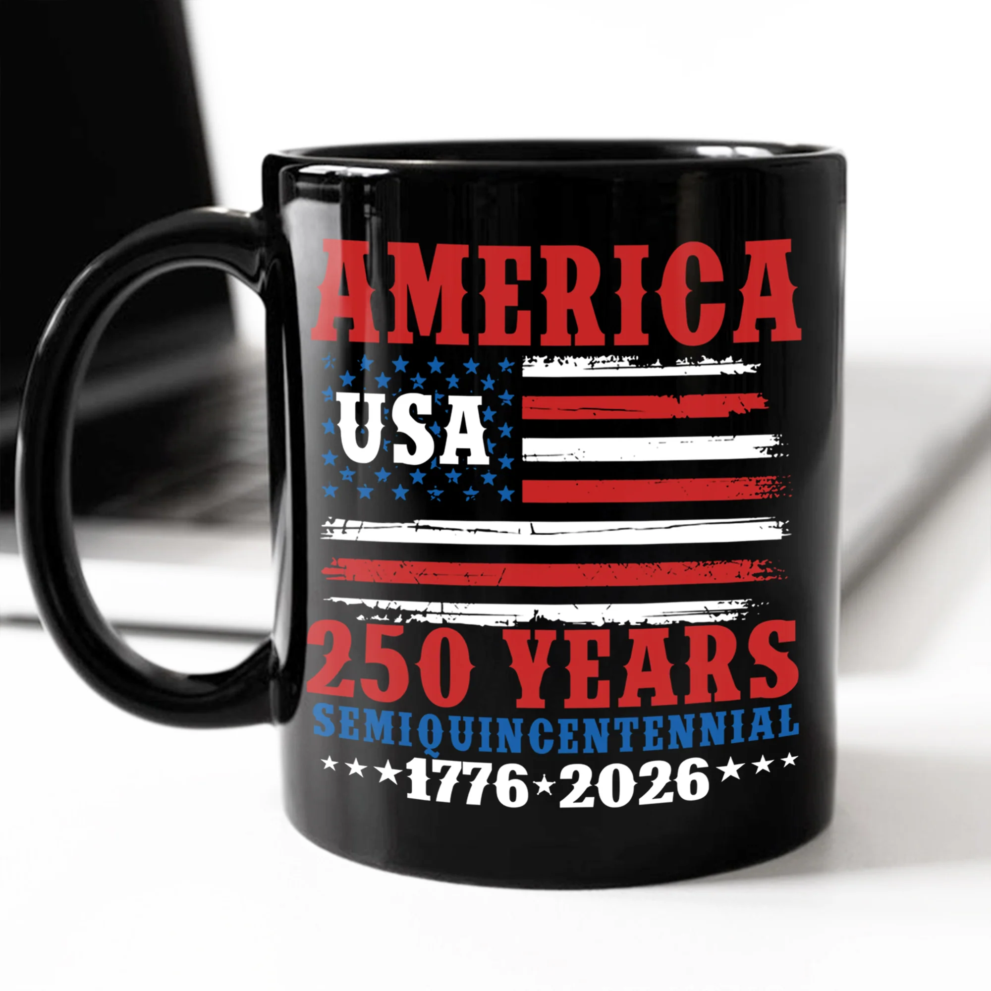 250 Years Semiquincentennial Black Mug TH10 894669 - Image 3