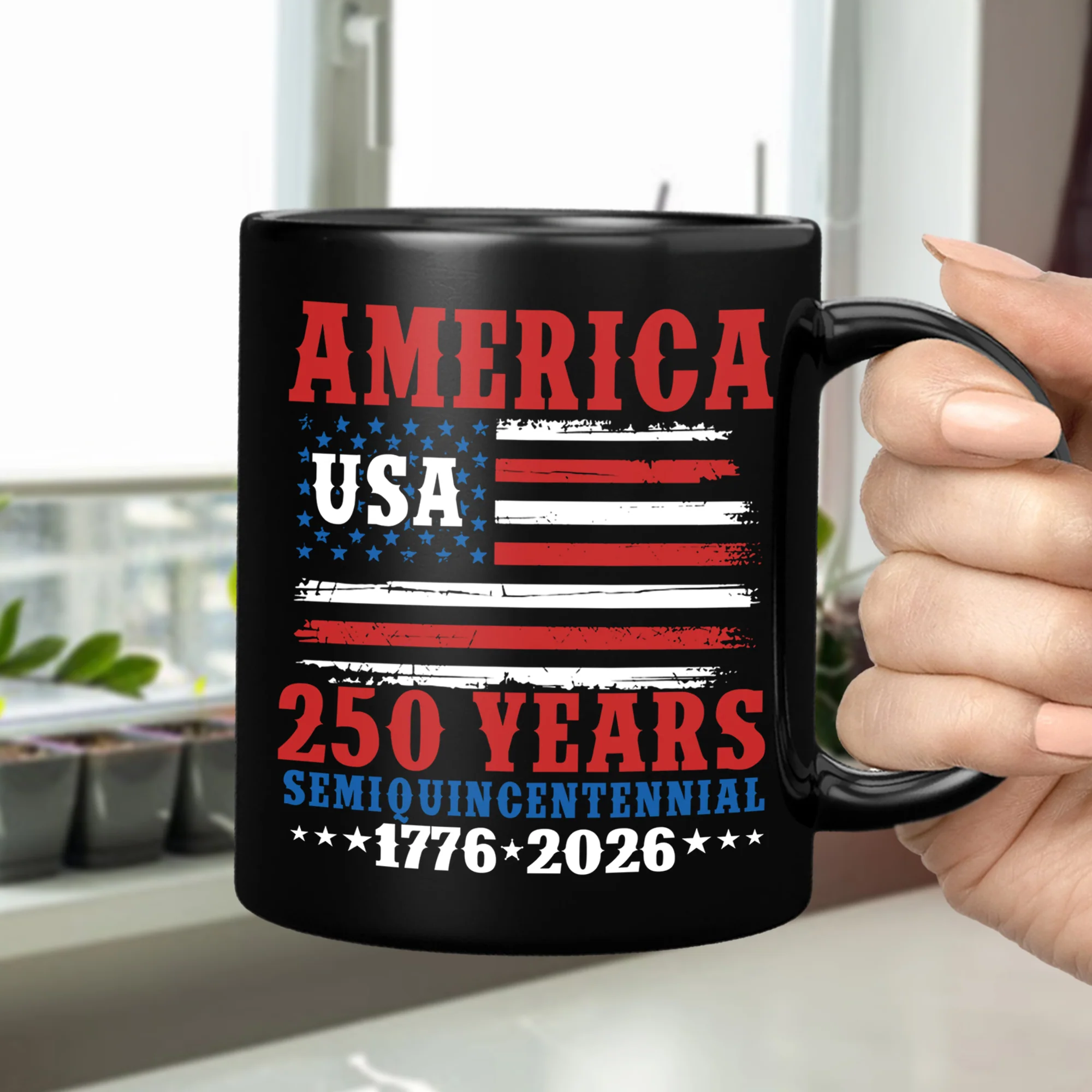 250 Years Semiquincentennial Black Mug TH10 894669 - Image 5