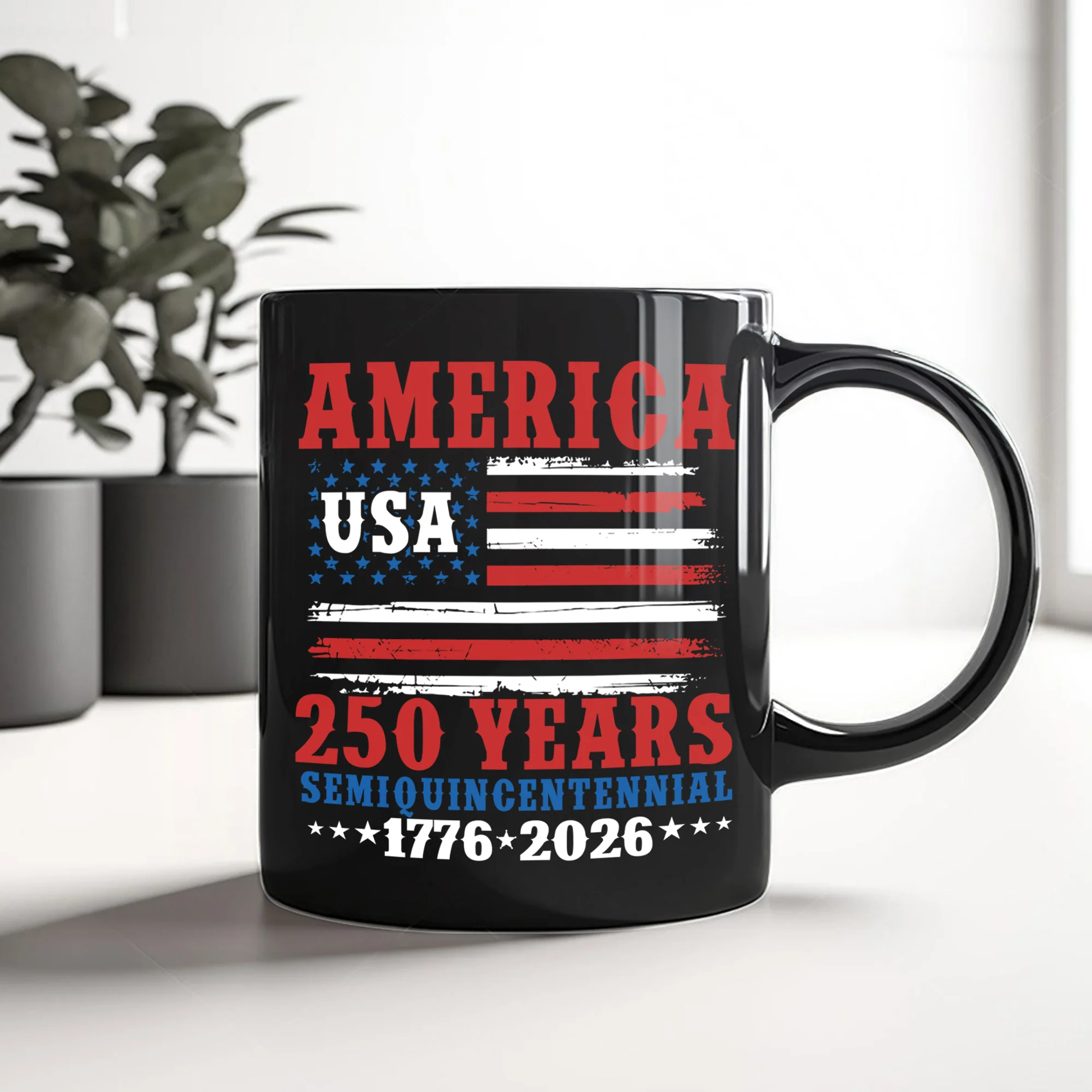 250 Years Semiquincentennial Black Mug TH10 894669 - Image 6