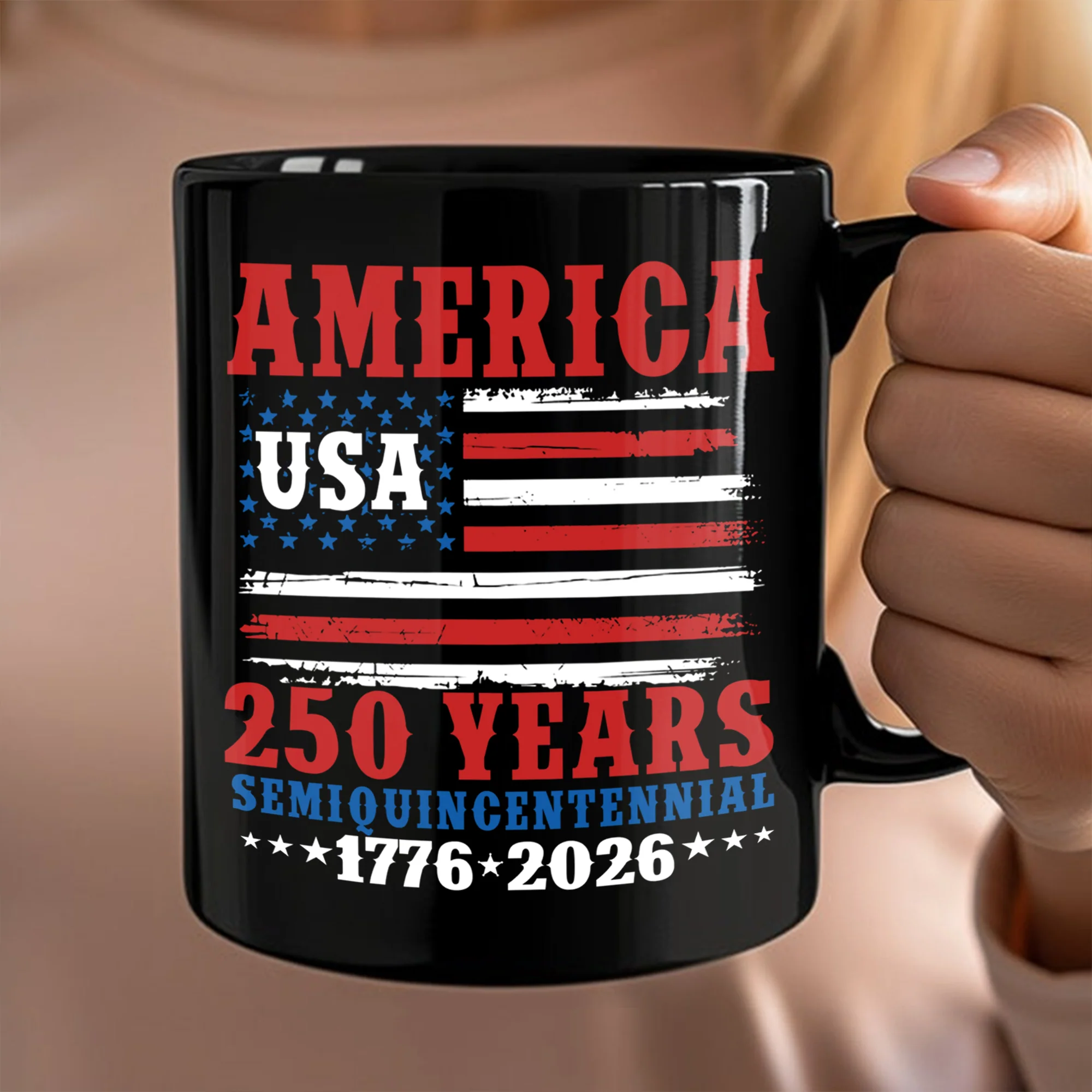 250 Years Semiquincentennial Black Mug TH10 894669 - Image 7