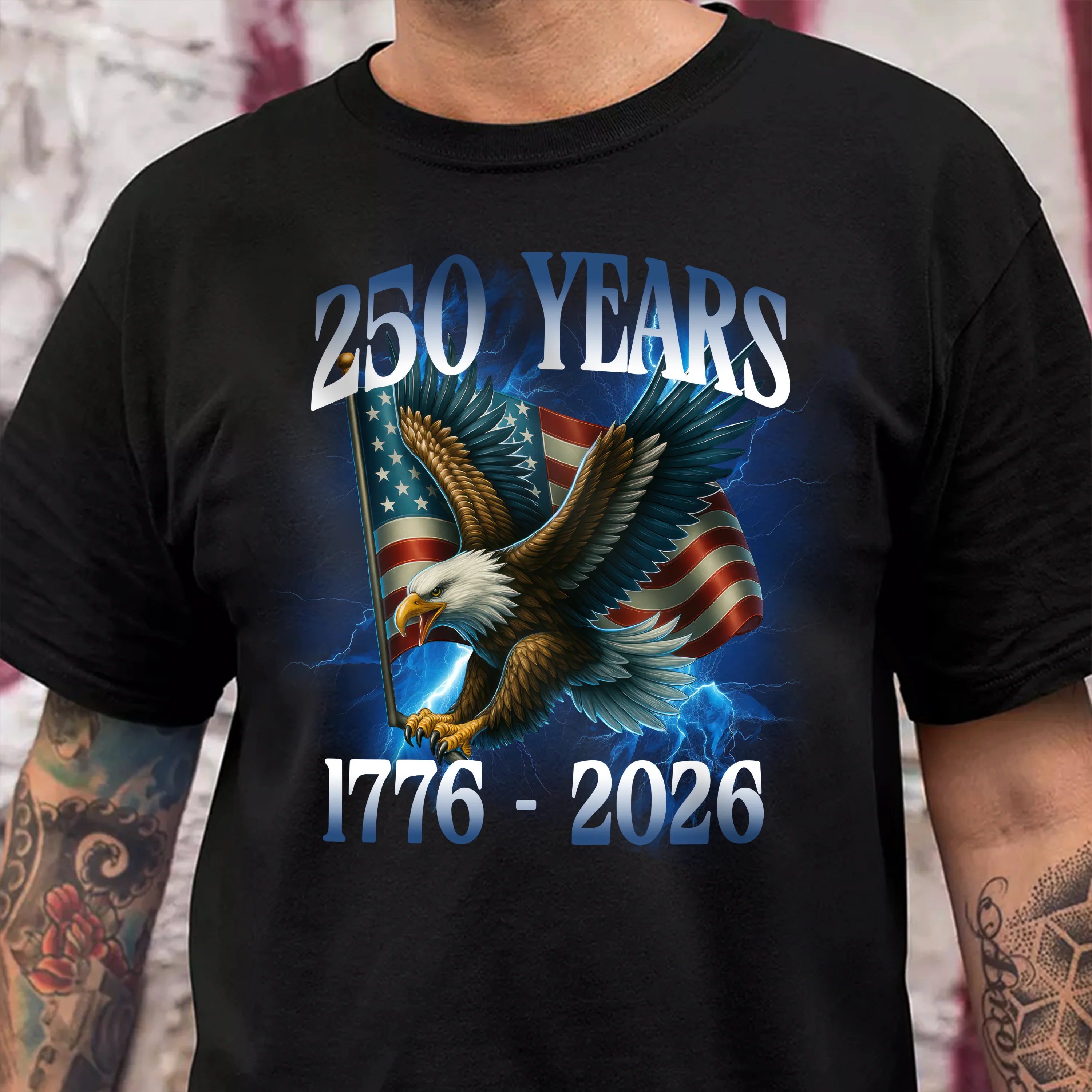 250 Years With Eagle Shirt TH10 894939 - Image 4