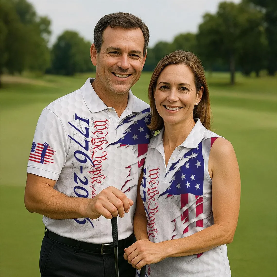 America Golf Polo Shirt, 1776-2026 Patriotic, USA Flag Polo Shirt Gift for Golf Lovers TH10 169849 - Image 4